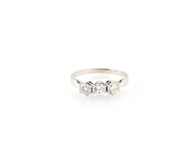 Brillantdamenring zus. ca. 0,90 ct - Schmuck