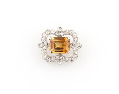 Diamantbrosche zus. ca. 1,60 ct - Schmuck