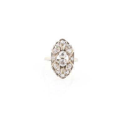 Diamantdamenring zus. ca. 1,00 ct - Jewellery