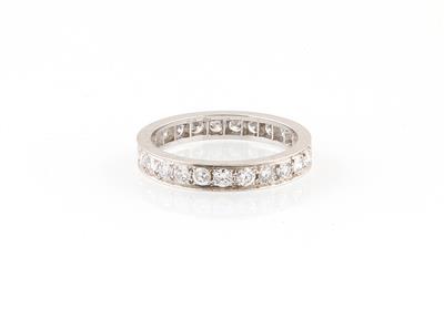 Brillant Memoryring zus. ca. 1,00 ct - Jewellery