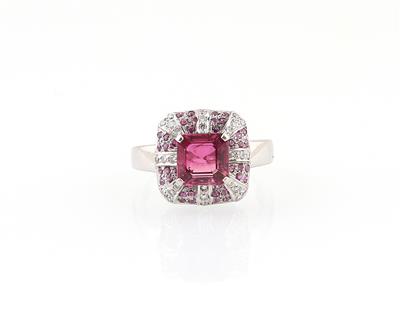 Brillant-Turmalinring zus. ca. 2,30 ct - Jewellery