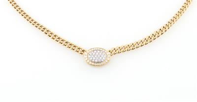 Brillantcollier zus. ca. 1,25 ct - Schmuck