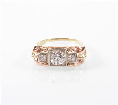 Diamantdamenring zus. ca. 0,85 ct - Jewellery