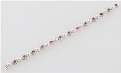 Diamantarmband zus. ca. 1,30 ct - Schmuck