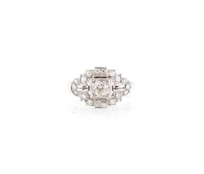 Diamant Damenring zus. ca. 1,20 ct - Schmuck