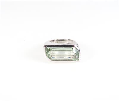 Brillant Prasiolith Ring - Schmuck