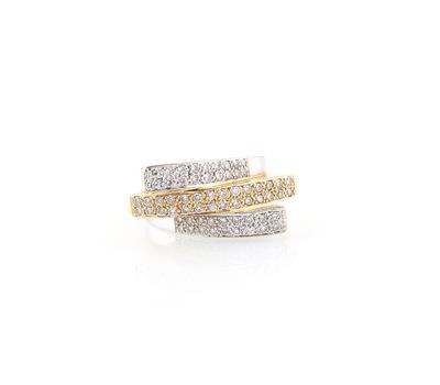 Brillant Ring zus. ca. 1,00 ct - Schmuck