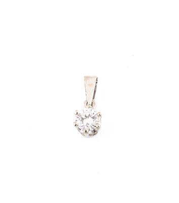 Brillantsolitäranhänger ca. 0,45 ct - Schmuck