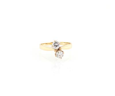 Brillantring zus. ca. 0,60 ct