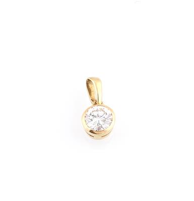 Brillantsolitäranhänger ca. 0,55 ct - Schmuck