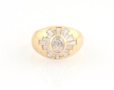 Diamant Damenring zus. ca. 1,80 ct - Klenoty