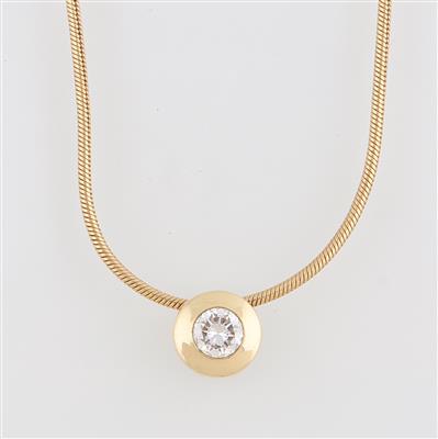 Brillantsolitär Anhänger 0,31 ct (grav.) - Schmuck