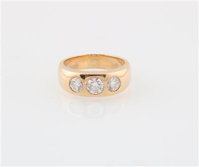 Brillant Allianzring zus. ca. 1,00 ct - Jewellery