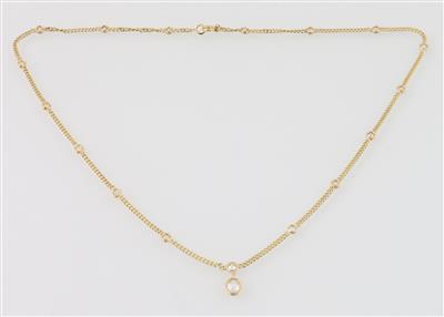 Diamantcollier zus. ca. 1,00 ct - Gioielli