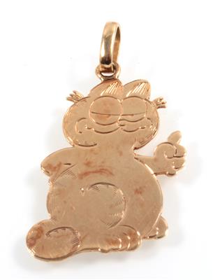 Anhänger "Garfield" - Schmuck Onlineauktion