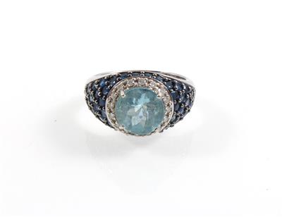 Aquamarinring - Schmuck Onlineauktion