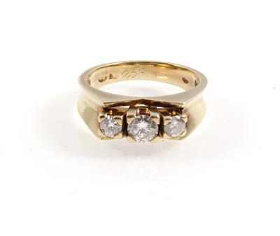 Brillantdamenring zus. 0,58 ct - Jewellery