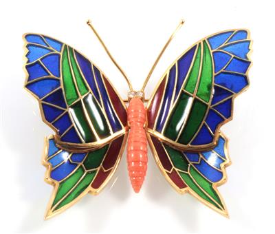 Brosche Schmetterling - Schmuck Onlineauktion