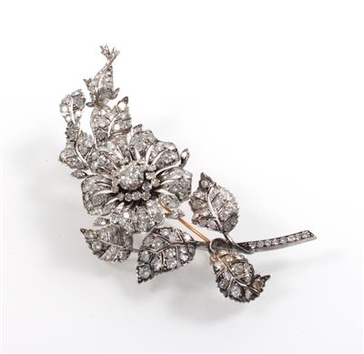 Diamant Zitterbrosche Trembleuse - Jewellery