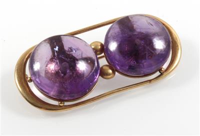 Amethystbrosche - Schmuck Onlineauktion