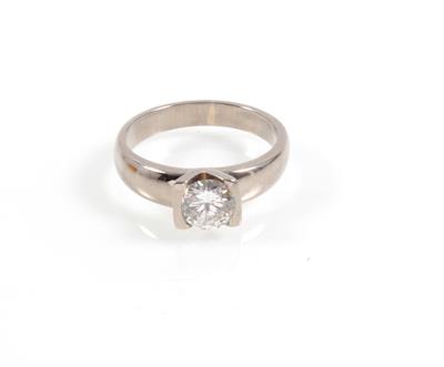 Brillantsolitärring ca. 0,85 ct - Schmuck Onlineauktion