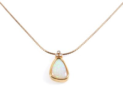 Opal Brillantcollier - Jewellery