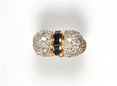 Brillantdamenring zus. ca. 4,00 ct - Jewellery