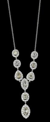 Diamantcollier zus. 6,78 ct - Jewellery
