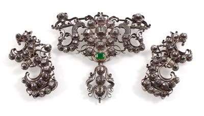 Historismus Diamantbrustschmuck - Schmuck Onlineauktion