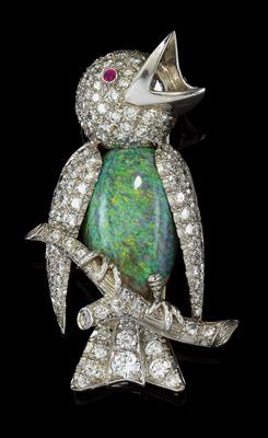 Brillantbrosche Vogel zus. ca.2,50 ct - Schmuck Onlineauktion