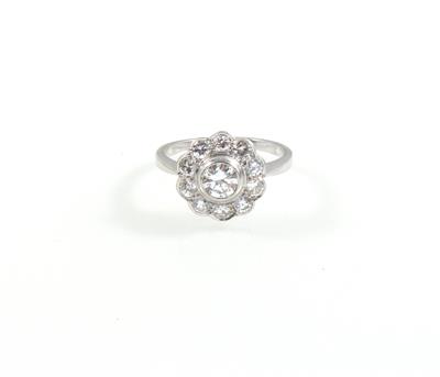 Brillantdamenring zus. ca. 1,35 ct - Schmuck Onlineauktion