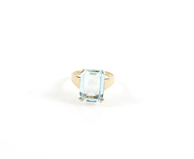 Aquamarinring - Schmuck Onlineauktion