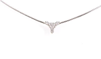 Brillant Collier zus. ca. 0,50 ct - Schmuck Onlineauktion