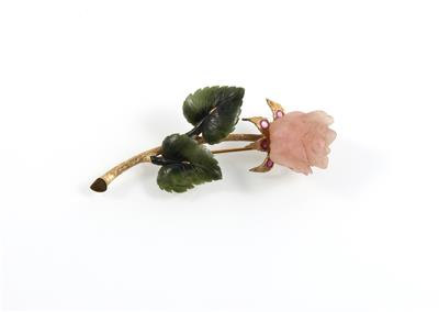 Blütenbrosche - Schmuck Onlineauktion