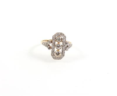 Diamantring zus. ca.0,90 ct - Klenoty