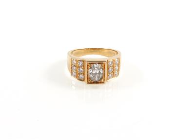 Diamantring zus. ca. 1,03 ct - Schmuck Onlineauktion