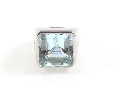 Aquamarinring ca. 23 ct - Schmuck Onlineauktion