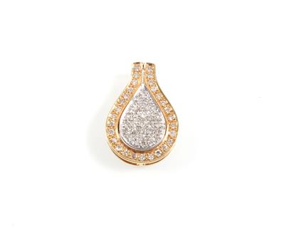 Achtkantdiamantanhänger zus. ca. 0,50 ct - Jewellery