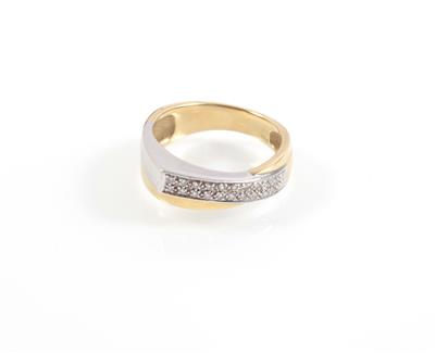 Brillantring zus. ca. 0,10 ct - Klenoty