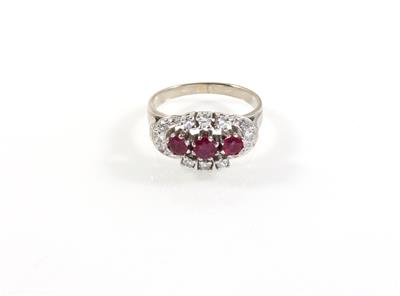 Diamant Rubinring - Gioielli