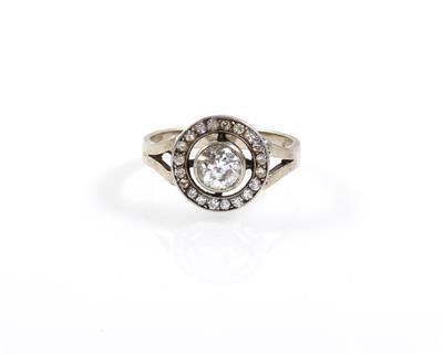 Diamantdamenring zus. ca. 1,20 ct - Schmuck Onlineauktion