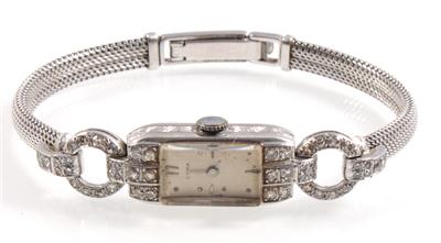 Diamantdamenarmbanduhr zus. ca. 0,60 ct - Klenoty