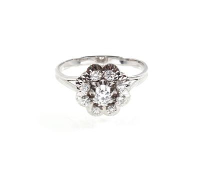 Brillantring zus. 0,48 ct - Gioielli