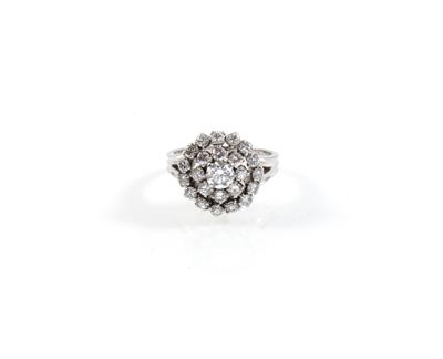 Brillantring zus. ca. 1,30 ct - Klenoty