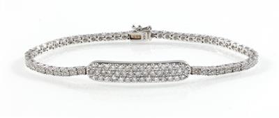 Diamantarmband zus. 2,14 ct - Schmuck Onlineauktion