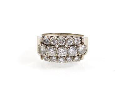 Brillantring zus. ca. 1,60 ct - Schmuck Onlineauktion