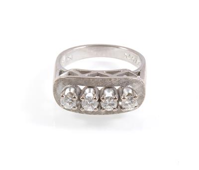 Brillantring zus. ca. 0,50 ct - Schmuck Onlineauktion