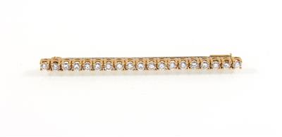Brillantstabbrosche zus. ca. 1,60 ct - Jewellery