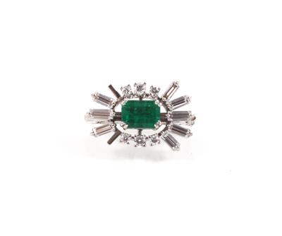Diamant Smaragdclip - Gioielli