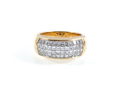 Diamantdamenring zus. ca. 2,00 ct - Schmuck online auction